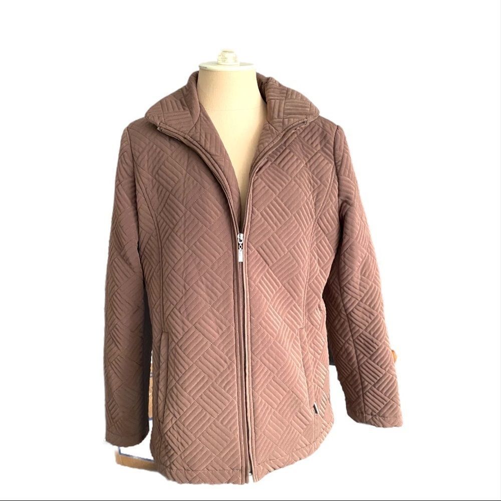 Gallery Brown Quilted Jacket
